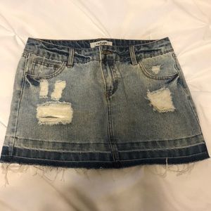 Denim skirt